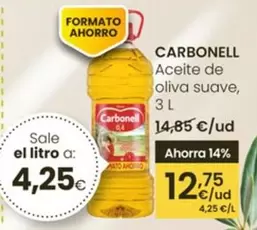 Oferta de Carbonell - Aceite De Oliva Suave por 12,75€ en Eroski