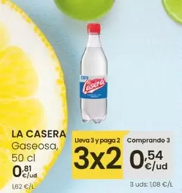 Oferta de La Casera - Gaseosa por 0,81€ en Eroski