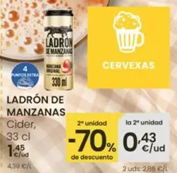Oferta de Ladrón de Manzanas - Cider por 1,45€ en Eroski