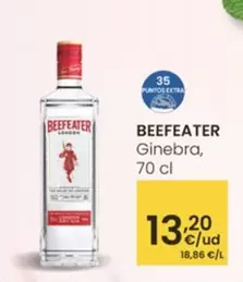 Oferta de Beefeater - Ginebra por 13,2€ en Eroski