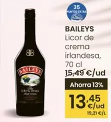 Oferta de Baileys - Licor De Crema Irlandesa por 13,45€ en Eroski
