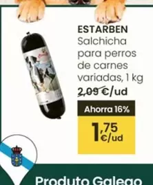 Oferta de Estarben - Salchicha Para Perros De Carnes Variadas por 1,75€ en Eroski