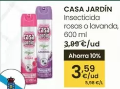 Oferta de Casa Jardín - Insecticida Rosas O Lavanda por 3,59€ en Eroski