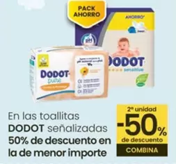 Oferta de Dodot - En Las Toallitas Senalizadas en Eroski