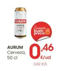 Oferta de Aurum - Cerveza por 0,46€ en Eroski