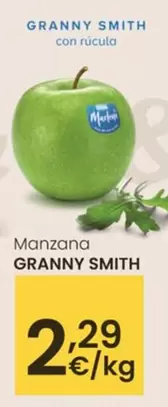Oferta de Manzana Granny Smith por 2,29€ en Eroski