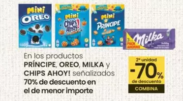 Oferta de PRÍNCIPE, OREO, MILKA Y CHIPS AHOY! - Los Productos en Eroski