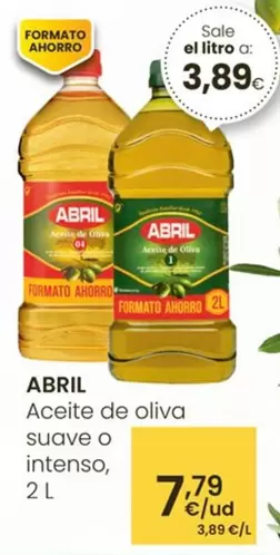 Oferta de Abril - Aceite De Oliva Suave O Intenso por 7,79€ en Eroski