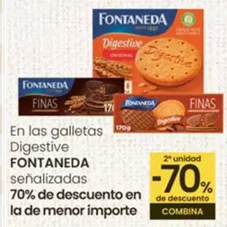 Oferta de Fontaneda - En Las Galletas Digestive en Eroski