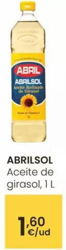 Oferta de Abrilsol - Aceite De Girasol por 1,6€ en Eroski