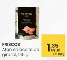 Oferta de Friscos - Atun En Aceite De Girasol por 1,35€ en Eroski