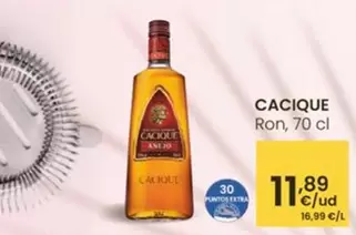 Oferta de Cacique - Ron por 11,89€ en Eroski