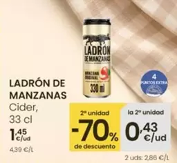 Oferta de Ladrón de Manzanas - Cider por 1,45€ en Eroski