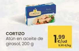 Oferta de Cortizo - Atun En Aceite De Girasol por 1,99€ en Eroski