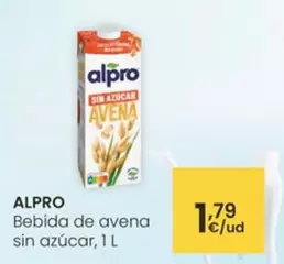 Oferta de Alpro - Bebida De Avena Sin Azucar por 1,79€ en Eroski