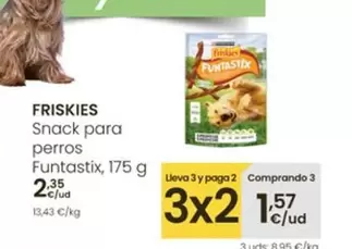Oferta de Friskies - Snack Para Perros Funtastix por 2,35€ en Eroski