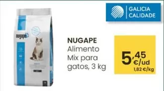 Oferta de Nugape - Alimento Mix Para Gatos por 5,45€ en Eroski