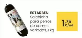 Oferta de Estarben - Salchicha Para Perros De Carnes por 1,75€ en Eroski