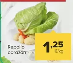 Oferta de Repollo Corazón por 1,25€ en Autoservicios Familia