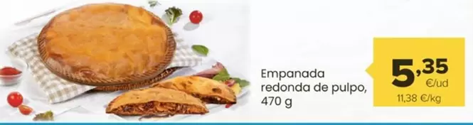 Oferta de Empanada Redonda De Pulpo por 5,35€ en Autoservicios Familia