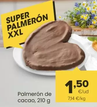 Oferta de Palmeron De Cacao por 1,5€ en Autoservicios Familia