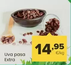 Oferta de Uva Pasa Extra por 14,95€ en Autoservicios Familia
