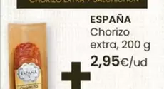 Oferta de España - Chorizo Extra por 2,95€ en Autoservicios Familia
