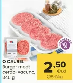 Oferta de O'Caurel - Burger Meat Cerdo-Vacuno por 2,5€ en Autoservicios Familia