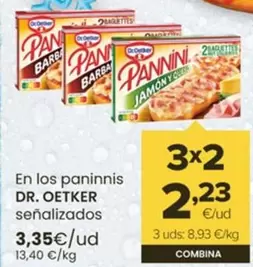 Oferta de Dr Oetker - En Los Paninnis por 3,35€ en Autoservicios Familia
