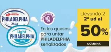 Oferta de Philadelphia - En Los Quesos Para Untar Senalizados en Autoservicios Familia