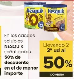 Oferta de Nesquik - En Los Cacao Solubles en Autoservicios Familia