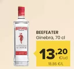 Oferta de Beefeater - Ginebra por 13,2€ en Autoservicios Familia
