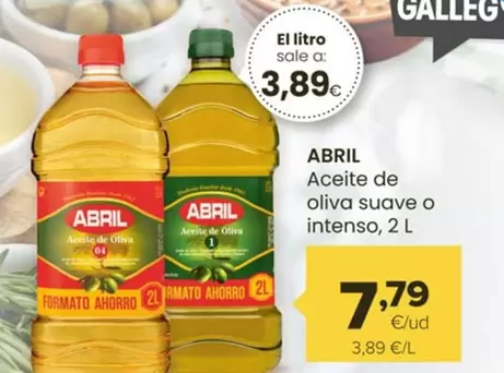 Oferta de Abril - Aceite De Oliva Suave O Intenso por 7,79€ en Autoservicios Familia