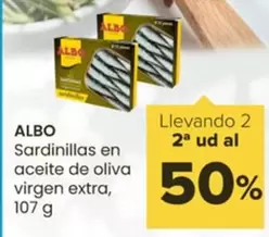 Oferta de Albo - Sardinillas En Aceite De Oliva Virgen Extra en Autoservicios Familia