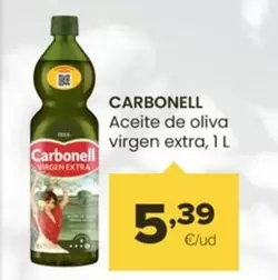 Oferta de Carbonell - Aceite De Oliva Virgen Extra por 5,39€ en Autoservicios Familia