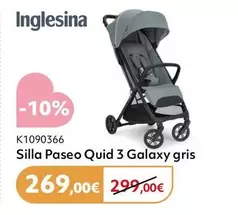 Oferta de Inglesina - Silla Paseo Quid 3 Galaxy Gris por 269€ en Prénatal