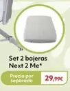 Oferta de Chicco - Set 2 Bajeras Next 2 Me por 29,99€ en Prénatal