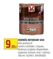 Oferta de V33 - Vernís Interior por 9,95€ en Fes Més