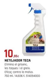 Oferta de V33 - Netejador Teca por 10,95€ en Fes Més