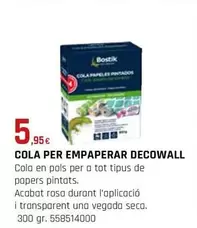 Oferta de Decowall - Cola Per Empaperar  por 5,95€ en Fes Més