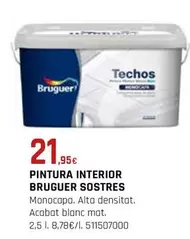 Oferta de Bruguer - Pintura Interior Sostres por 21,95€ en Fes Més