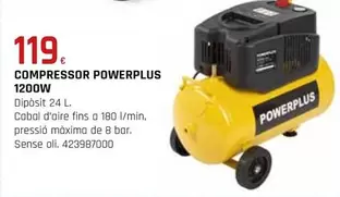 Oferta de Power Plus - Compressor 1200W por 119€ en Fes Més