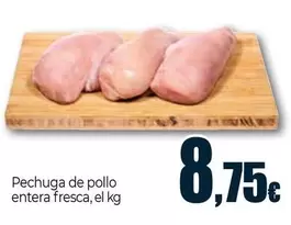 Oferta de Pechuga De Pollo Entera Fresca por 8,75€ en Unide Market