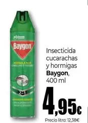 Oferta de Baygon - Insecticida Cucarachas Y Hormigas por 4,95€ en Unide Market