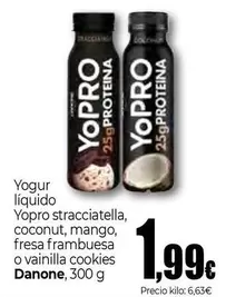 Oferta de Danone - Yogur Liquido Yopro Stracciatella por 1,99€ en Unide Market