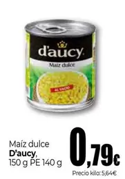 Oferta de D'Aucy - Maiz Dulce por 0,79€ en Unide Market