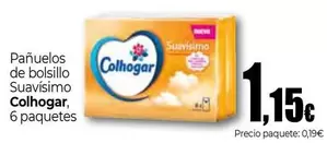 Oferta de Colhogar - Panuelos De Bolsillo Suavisimo por 1,15€ en Unide Supermercados
