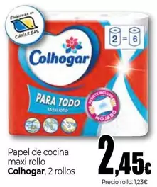 Oferta de Colhogar - Papel De Cocina Maxi Rollo por 2,45€ en Unide Supermercados