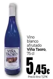 Oferta de Viña Taoro - Vino Blanco Afrutado por 5,45€ en Unide Supermercados