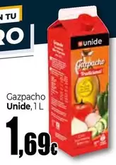 Oferta de Unide - Gazpacho por 1,69€ en Unide Supermercados